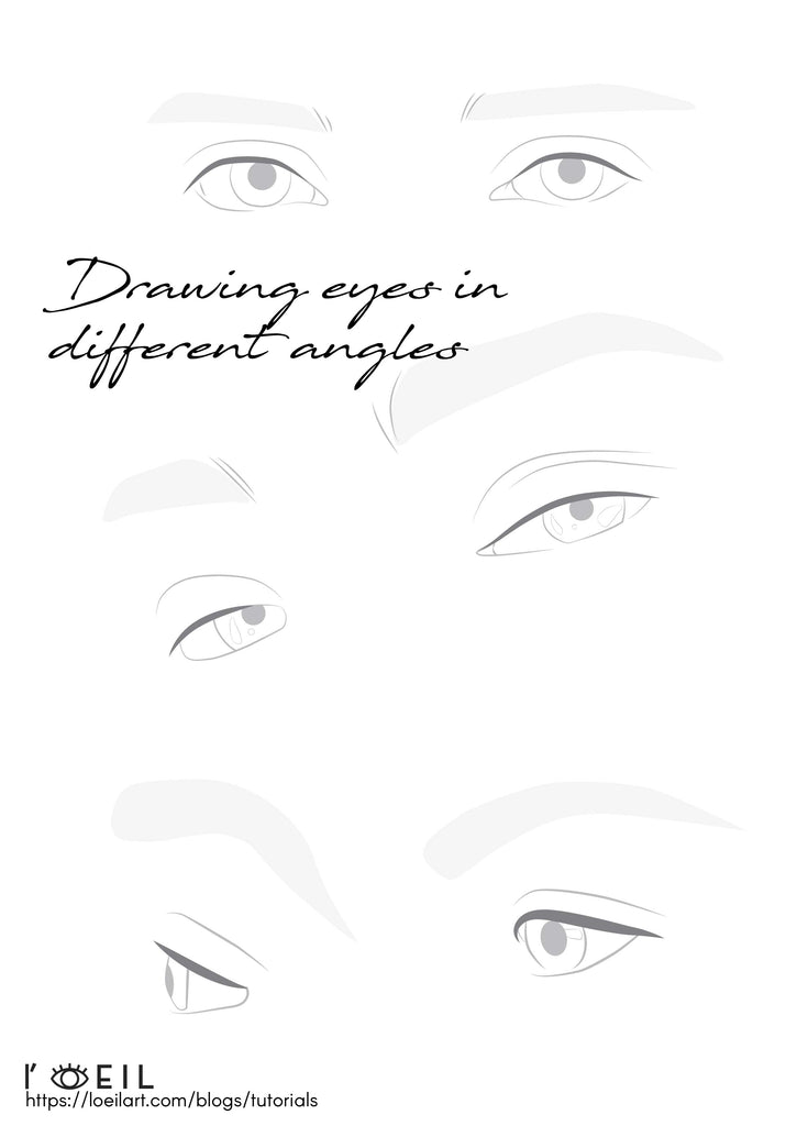 Drawing Eyes in Different Angles
