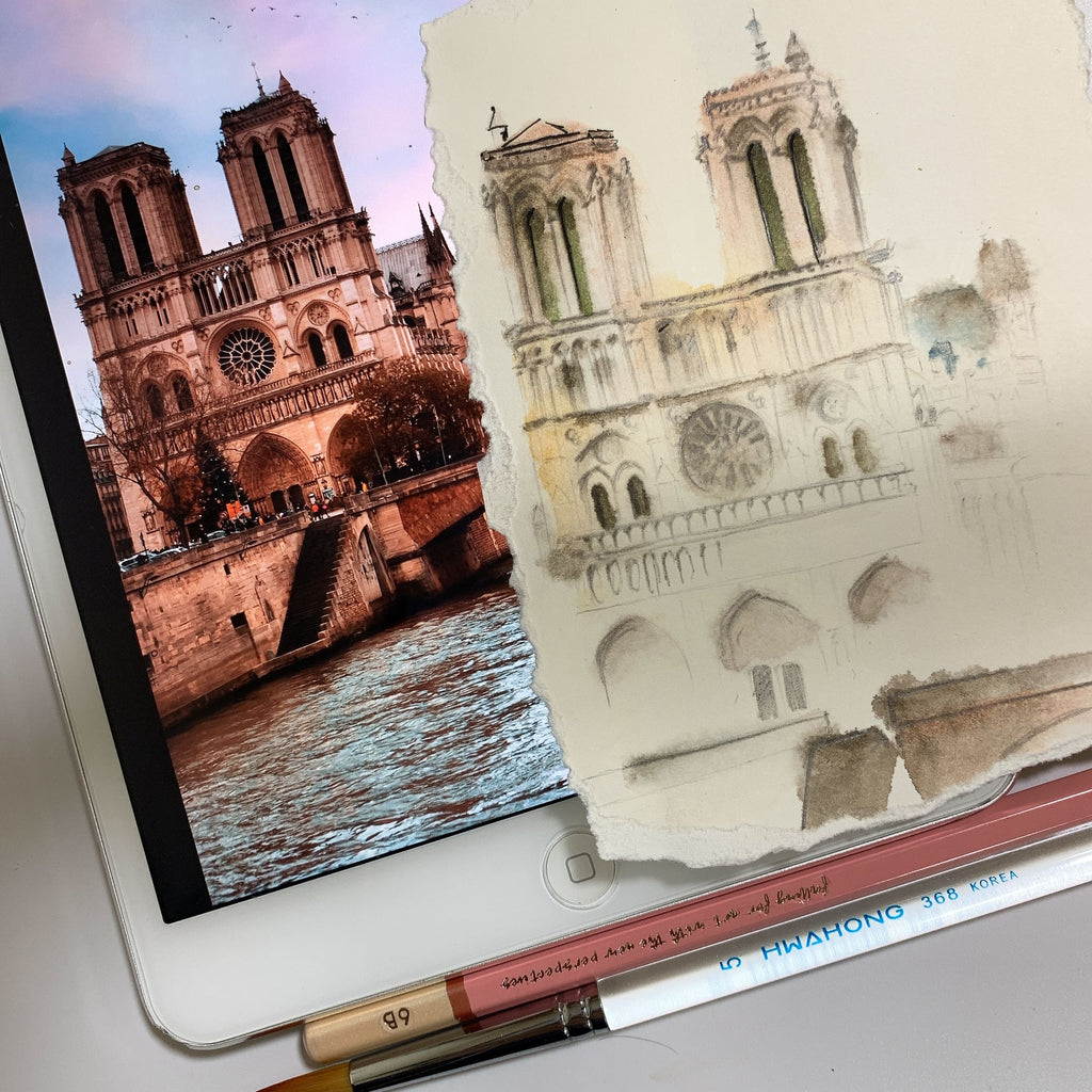 The Concept of Loose Paintings in Watercolor for Beginners | L'oeil