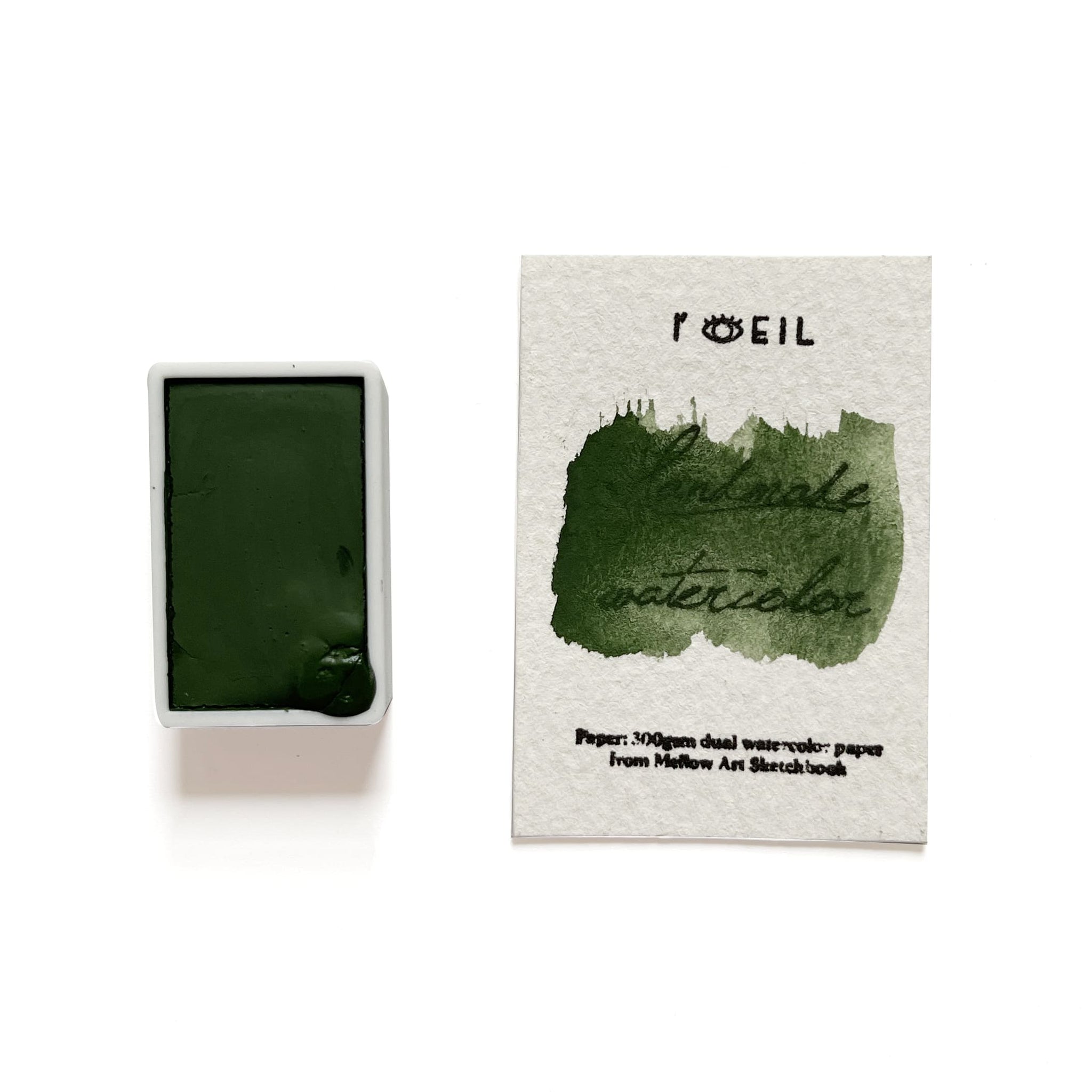 Viridian Green - Artist Grade Handmade Honey Based Watercolor Paint Full  Pan 3.2ml | L'oeil – Loeil Art Supplies | for creative you