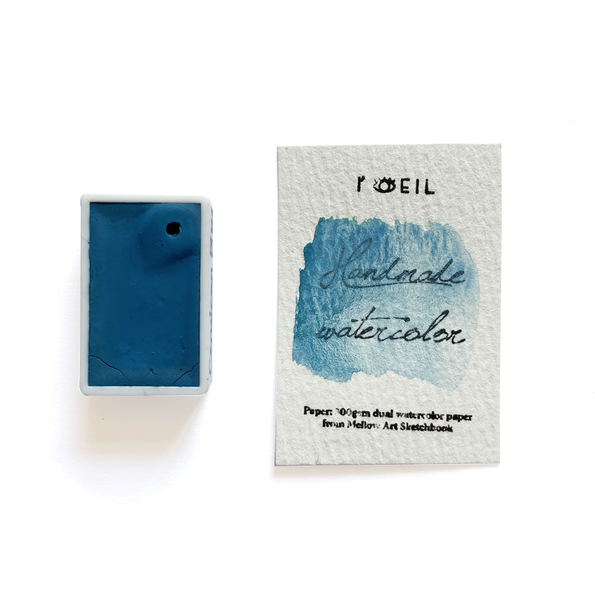 Cerulean Blue PB28 - Artist Grade Handmade Honey Based Watercolor Paint ...