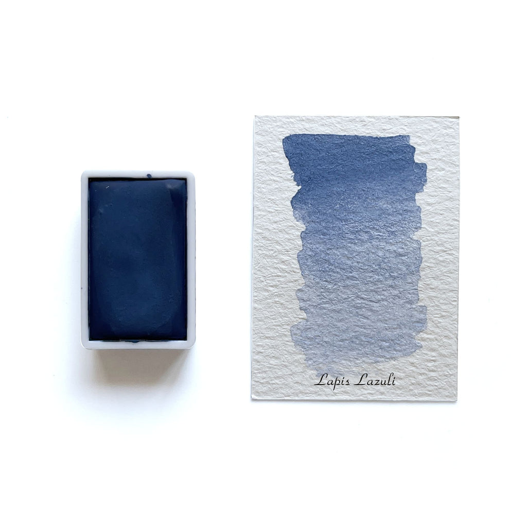 Lapis Lazuli PB29 - Artist Grade Handmade Honey Based Watercolor Paint Full Pan 3.2ml L'oeil loeilart