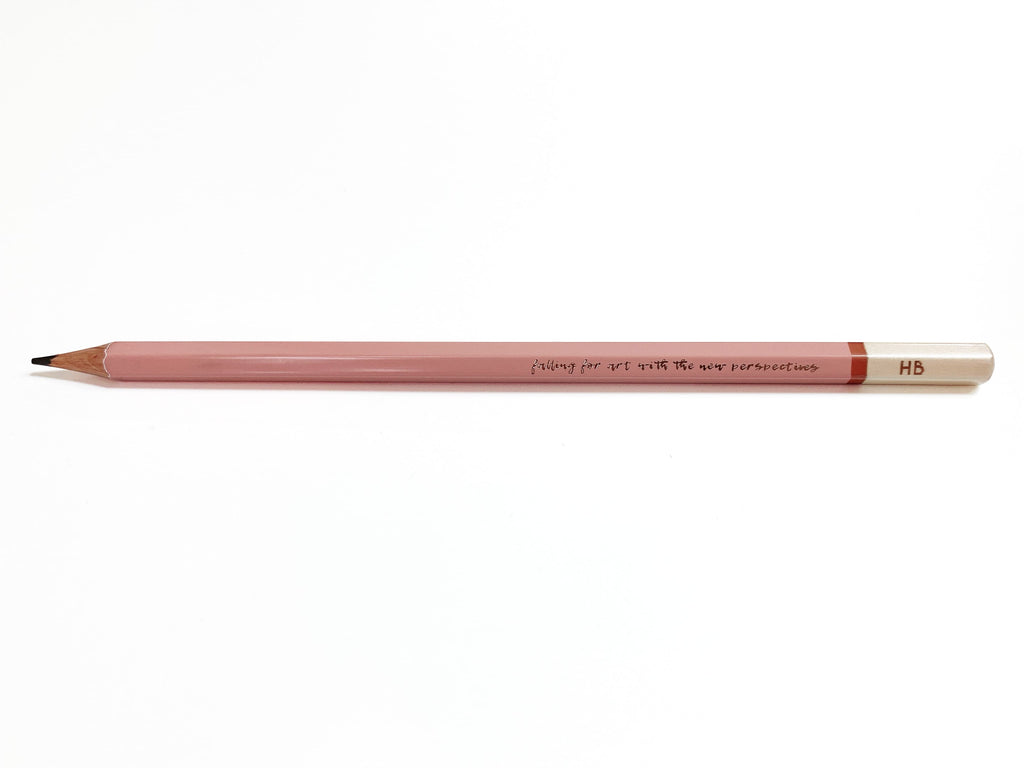 1 pc - The Eye Graphite Sketching Pencil - Pink X Rose Gold - Loeil Art Supplies | for creative you