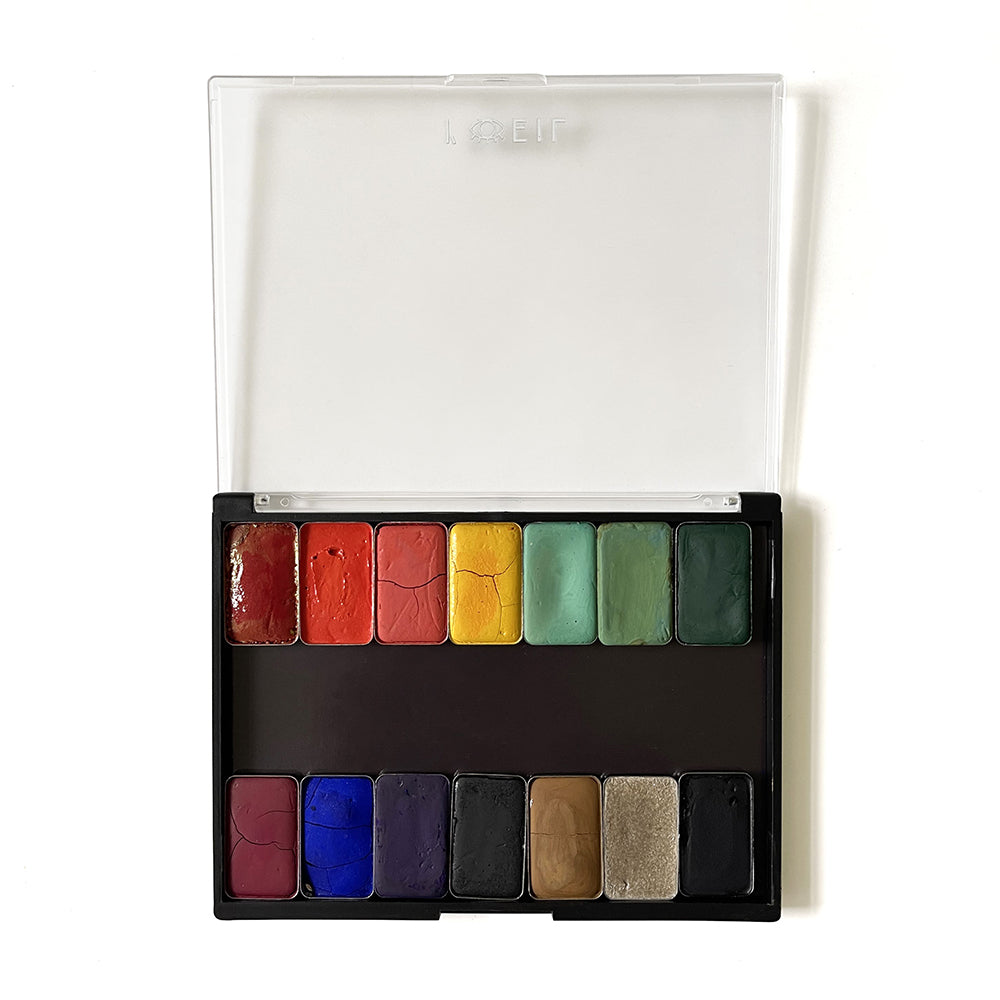 Original Handcrafted Wooden Watercolor Box with Ceramic Palette – Artbiz  Supply
